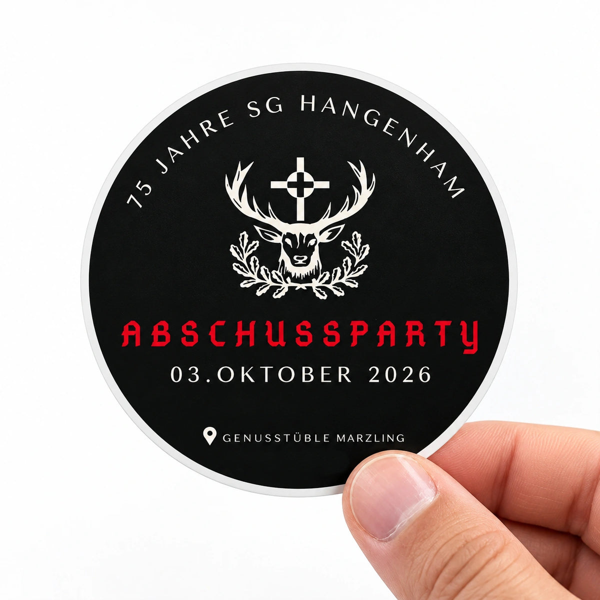 Runde Sticker