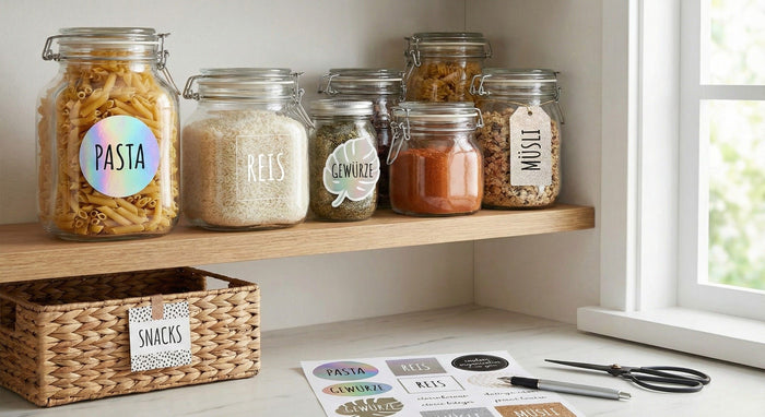 Sticker im Hologramm-Look