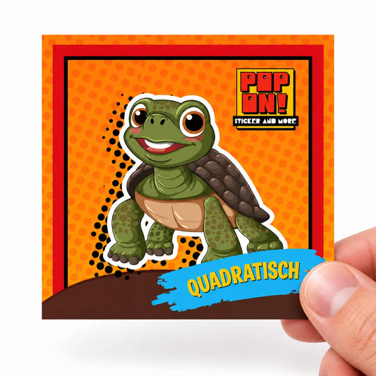 Quadratische Sticker