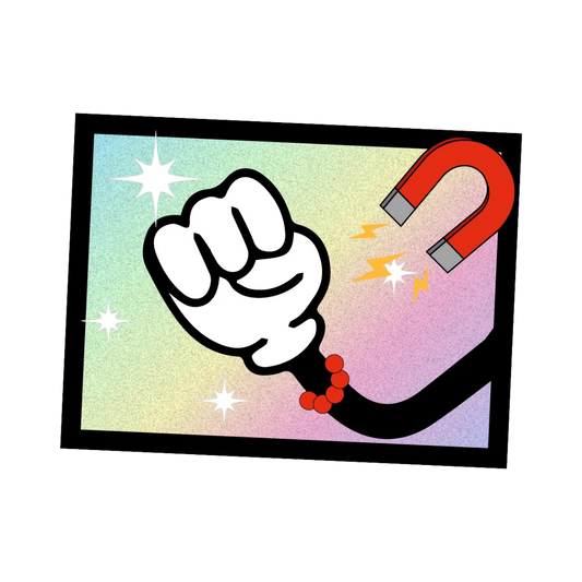 Ein rechteckiger Glitzer-Fotomagnet im Querformat mit einem Motiv. Der Glitzer-Effekt veredelt das Panorama-Bild wie eine Kinoleinwand.