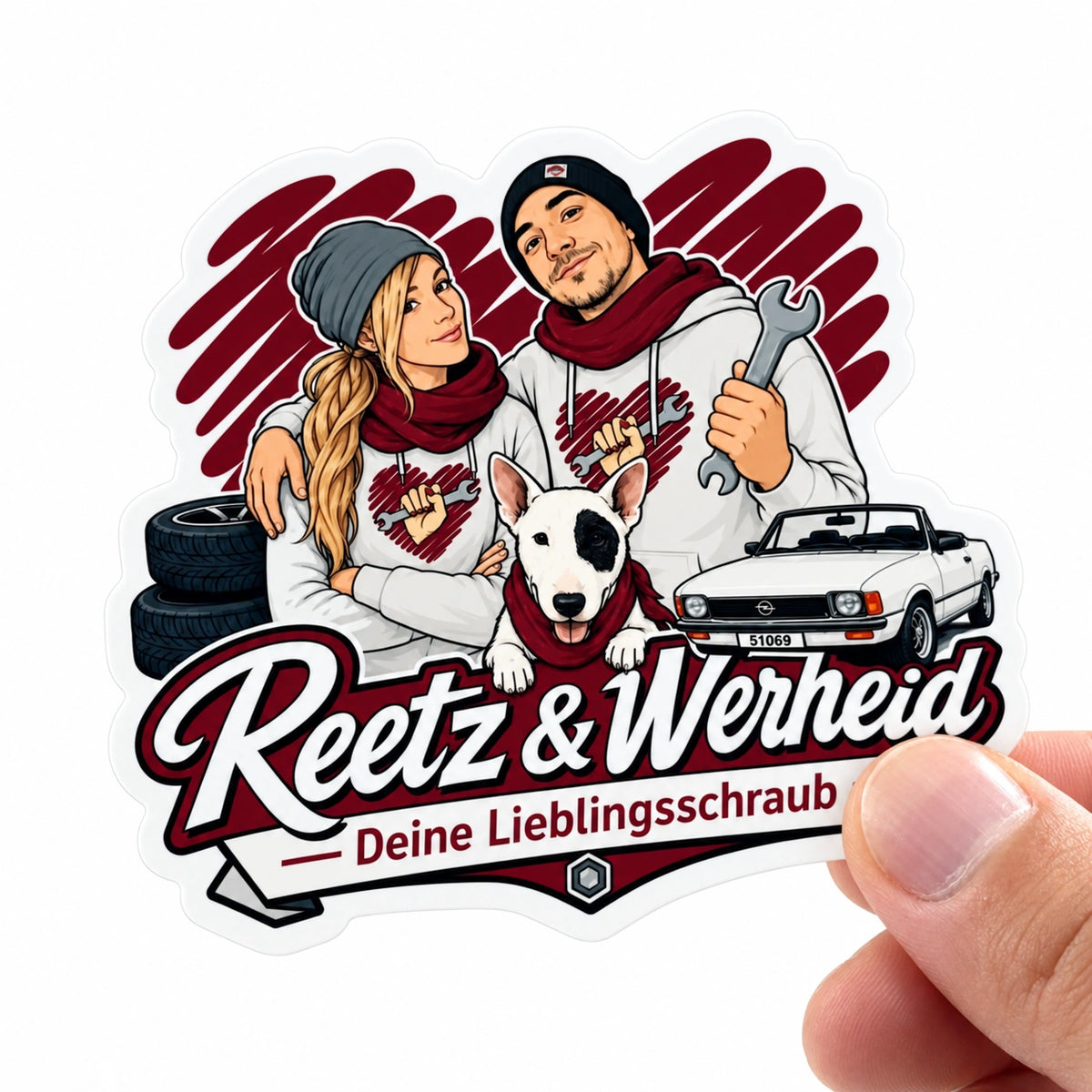 Freiform Sticker
