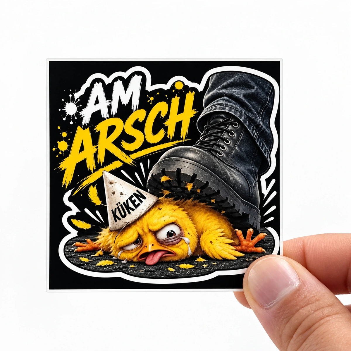 Quadratische Sticker