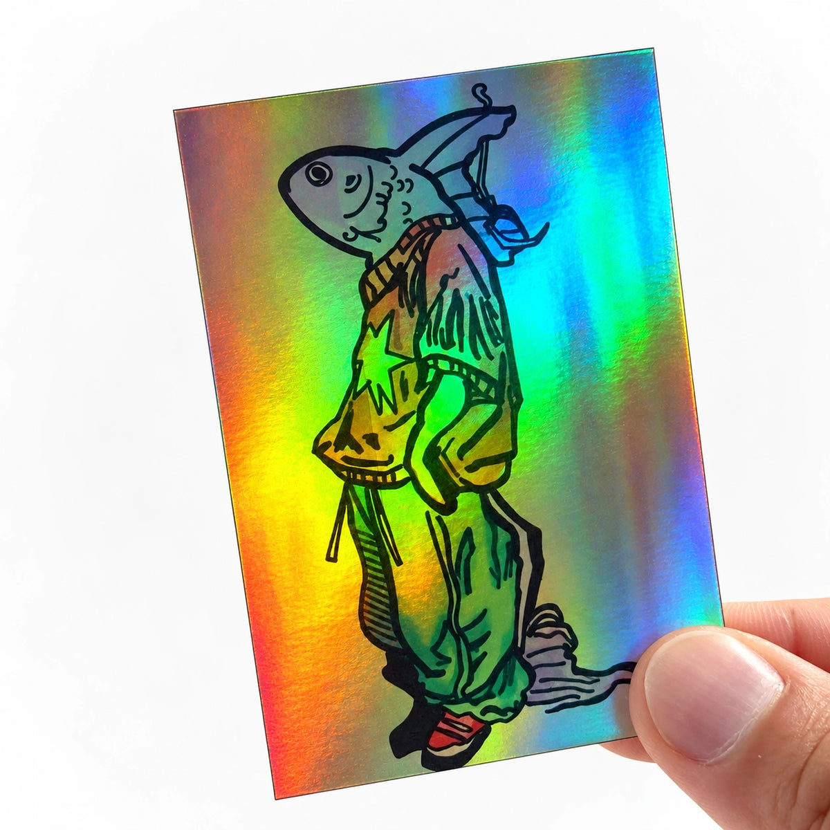 Rechteckige Sticker