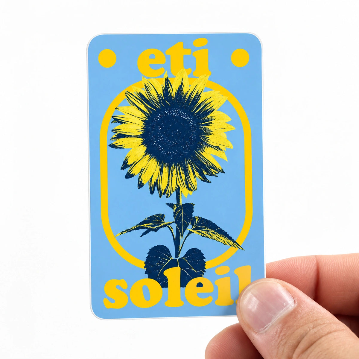 Rechteckige Sticker