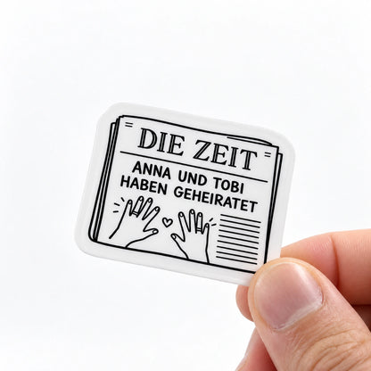 Sticker mit abgerundeten Ecken