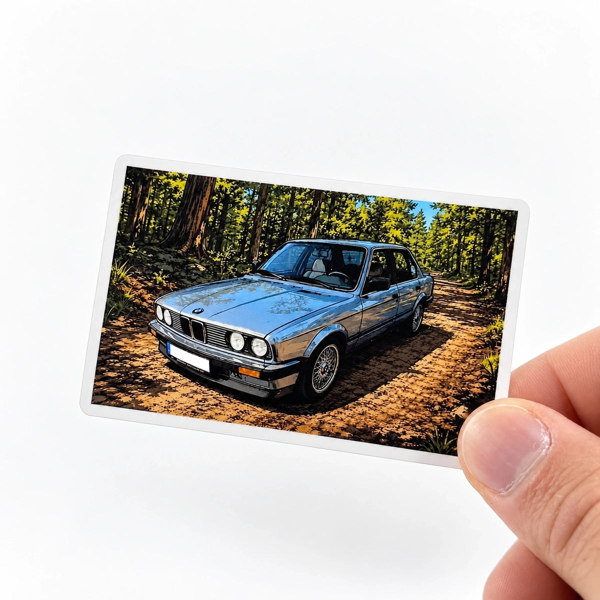 Sticker mit abgerundeten Ecken
