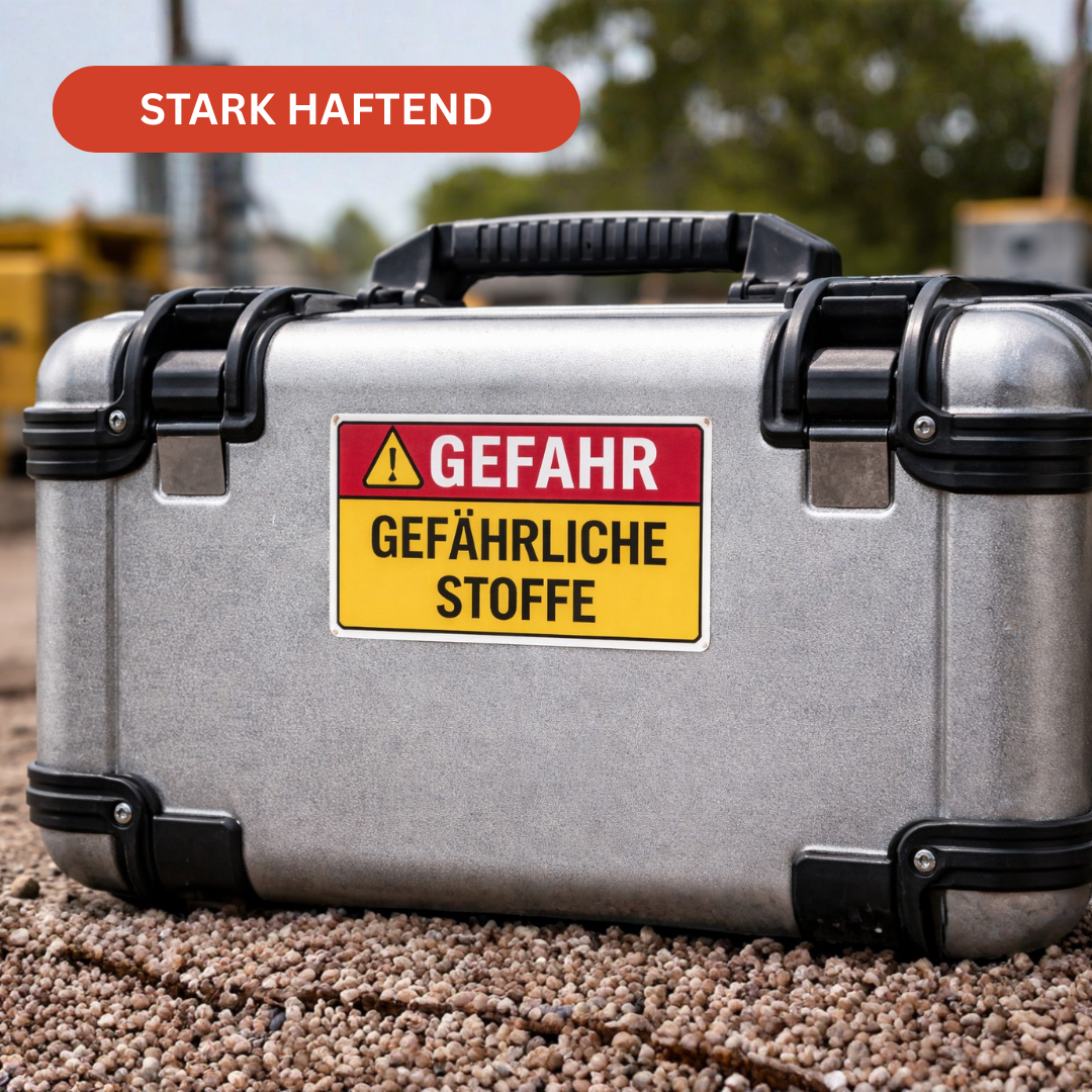 stark haftende Sticker