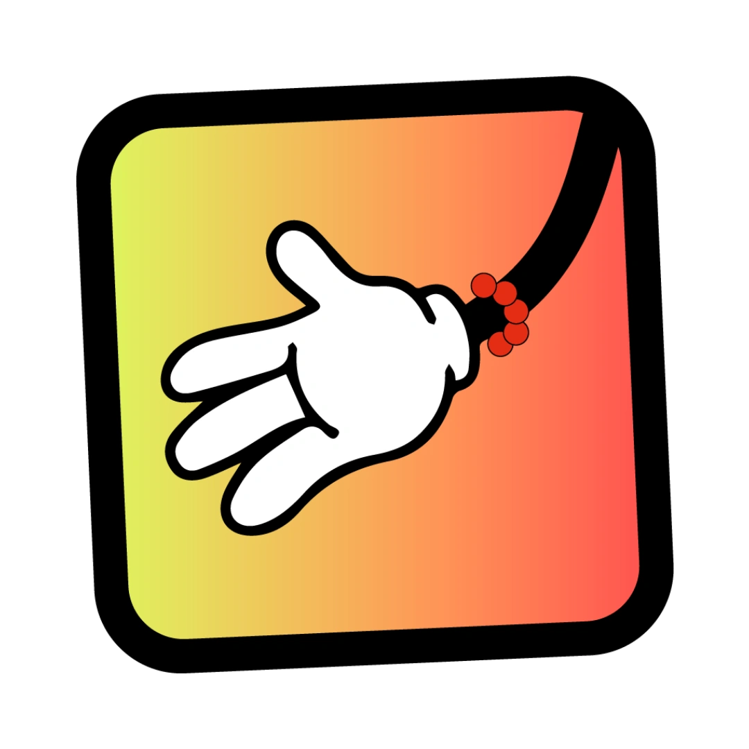 Rechteckiger Aufkleber mit abgerundeten Ecken wird von einem silbernen Laptop abgezogen, ohne Klebereste zu hinterlassen